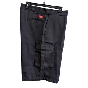 Dickies Black Cargo Work Shorts Size 44‎ Waist NWOT
